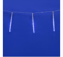 Занавес светодиодный   "Падающие звезды" ULD-E2405-240/DTK WHITE IP44 METEOR   соед.  2х05м. 8 нитей. белый свет. шнур прозр.  11121  Uniel