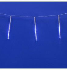 Занавес светодиодный   "Падающие звезды" ULD-E2405-240/DTK WHITE IP44 METEOR   соед.  2х05м. 8 нитей. белый свет. шнур прозр.  11121  Uniel