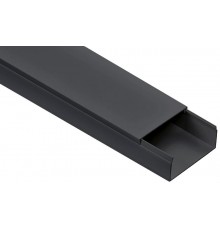 Кабель-канал 80х40 "ЭЛЕКОР" черный (10м)   EL-KK10-080-040-1-K02  IEK