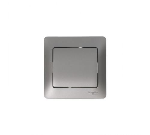 Glossa Платина Выключатель 1-клавишный, сх.1, 10AX  GSL001211  SE