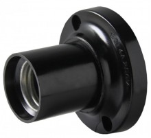 Патрон потолочный карболитовый Е27 черный прямой без наклейки PROxima  LHC-E27-sc  EKF