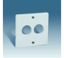 Simon 82 Накладка на аудиорозетку для подключения двух аудиоколонок, S82, S82N, шампань  82082-34  Simon