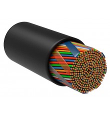 Кабель связи витая пара U/UTP, кат.5E 10х2х24AWG solid, LDPE, 305м, черный  LC3-C5E10-139  ITK