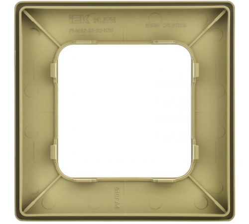 FLITE Classic Рамка 1-ая РУ-1-К-ФлО оливковый  FI-M12-32-20-K26  IEK