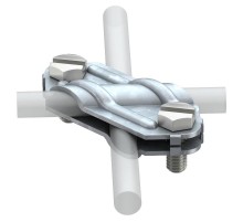 Соединитель полосы и прутка крестовой (250)  5312906  OBO Bettermann