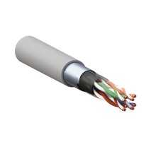 Кабель витая пара TERACOM PRO Cat.5E F/UTP 4 п. solid 24AWG LSZH нг(А)-HF сер. (305м)TRP-5EFTP-04LSH-GY-IN3EKF