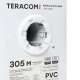 Кабель витая пара TERACOM PRO Cat.5E F/UTP 4 пары solid 24AWG цвет серый упак. 305м  TRP-5EFTP-04PVC-GY-IN3  EKF