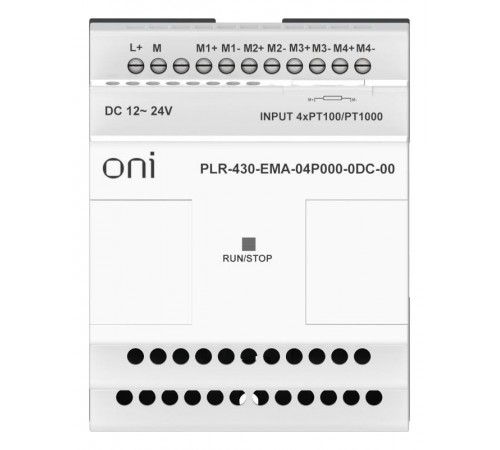 ПЛК 430 Модуль IO 4 PI 24В DC  PLR-430-EMA-04P000-0DC-00  ONI