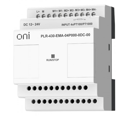 ПЛК 430 Модуль IO 4 PI 24В DC  PLR-430-EMA-04P000-0DC-00  ONI