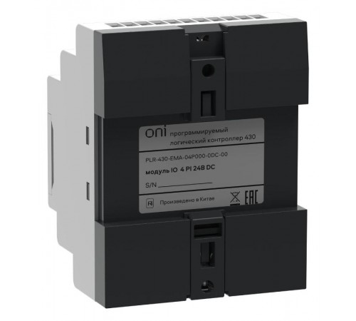 ПЛК 430 Модуль IO 4 PI 24В DC  PLR-430-EMA-04P000-0DC-00  ONI