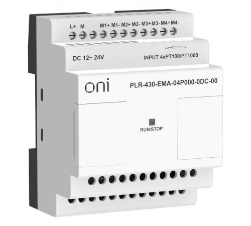 ПЛК 430 Модуль IO 4 PI 24В DC  PLR-430-EMA-04P000-0DC-00  ONI