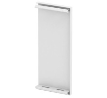 Торцевая заглушка кабельного канала Rapid 80 90x210 мм (сталь,белый) (GS-E90210RW)  6278170  OBO Bettermann