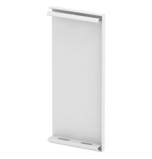 Торцевая заглушка кабельного канала Rapid 80 90x210 мм (сталь,белый) (GS-E90210RW)  6278170  OBO Bettermann