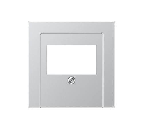 Крышка для ТАЕ и USB розеток, фиксация винтом; дюропласт; алюминий; A500  A569PLTAL  Jung