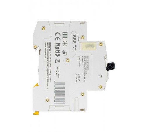 Выключатель автоматический двухполюсный M10N 2P B 3А 10кА ARMAT  AR-M10N-2-B003  IEK