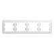 Glossa Белый Рамка 4-ая, горизонтальная  GSL000104  SE