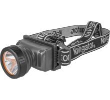 Фонарь налобный NPT-H10-ACCU 1LEDx2Вт 2 реж акк.3.7В, 1,8Ач  61284  Navigator