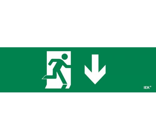 Этикетка самокл. 310х90мм "Фигура/стр. вниз"   LPC10-1-31-09-FNIZ  IEK