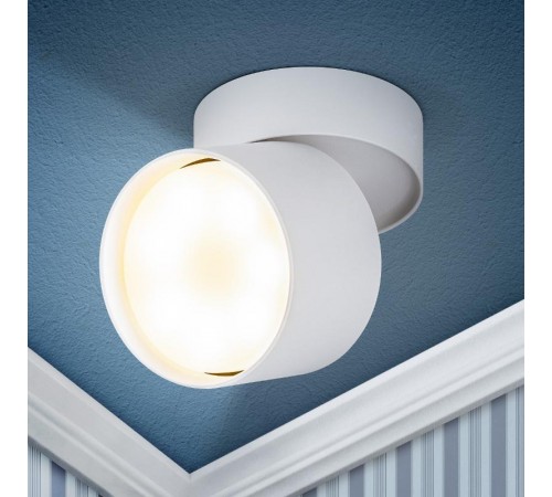 Светильник накладной подсветка OL12 GX53 SWH под лампу Gx53, алюминий, цвет белый (40/960)  Б0049035  ЭРА