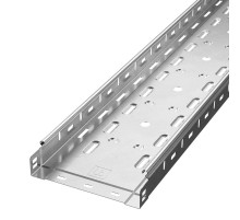 Лоток перфорированный Стандарт INOX (AISI 304) 200х50х3000 (0,8 мм) (3 м/уп)  PR16.2335  Промрукав