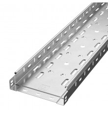 Лоток перфорированный Стандарт INOX (AISI 304) 200х50х3000 (0,8 мм) (3 м/уп)  PR16.2335  Промрукав