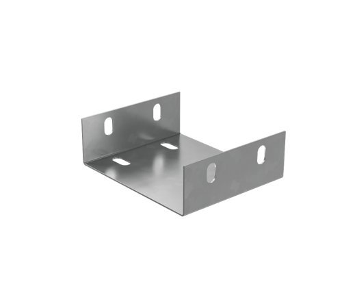 Соединительная пластина П-образная для лотка 50х400 мм "ПЛЮС" INOX304  SPplus50-400 INOX304  КМ - профиль