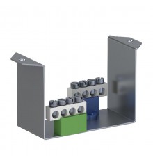 Суппорт для монтажа модульных устройств (с клеммниками) в блок VHF (сталь) (VHF-T2)  6109854  OBO Bettermann