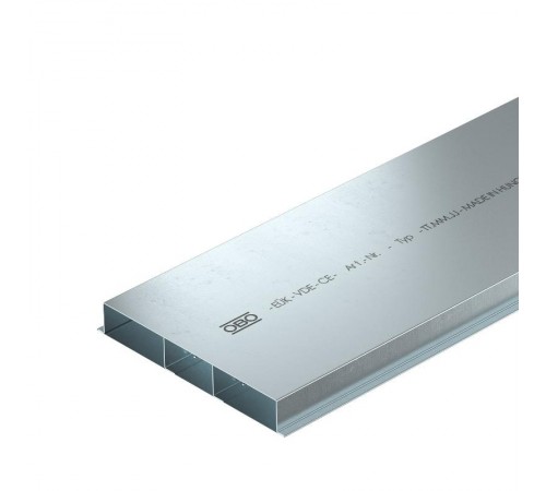 Кабельный канал для заливки в стяжку EUK 2000x250x38 мм (сталь) (S3 25038)  7400328  OBO Bettermann