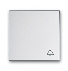 Клавиша для механизма 1-клавишного выключателя, c символом ""ЗВОНОК Future/Axcent/Carat/Династия, серебр. алюм."  2CKA001751A3178  ABB