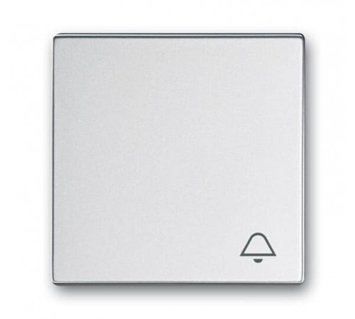 Клавиша для механизма 1-клавишного выключателя, c символом ""ЗВОНОК Future/Axcent/Carat/Династия, серебр. алюм."  2CKA001751A3178  ABB