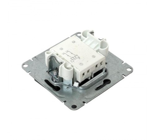 Механизм выключателя, одноклавишный, перекрёстный, графит Эпика  UP1-SWG-12 EKF