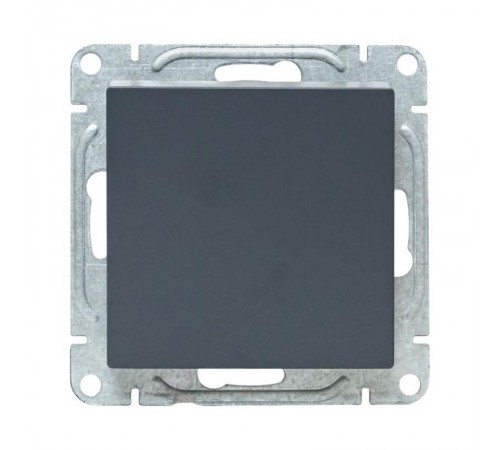 Механизм выключателя, одноклавишный, перекрёстный, графит Эпика  UP1-SWG-12 EKF