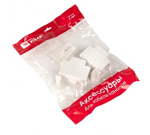 Угол T-образный (40х40) (4 шт) Plast EKF PROxima Белыйtchw-40-40x4EKF