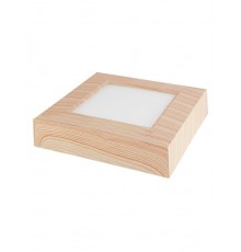 Светильник накладной светодиодный квадрат "Даунлайт" СПО (сосна) 6 Вт 120*120*32 мм 4000К   SQ0329-0446  TDM