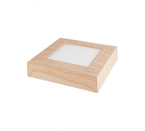 Светильник накладной светодиодный квадрат "Даунлайт" СПО (сосна) 6 Вт 120*120*32 мм 4000К   SQ0329-0446  TDM