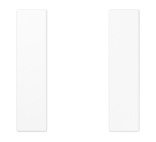 комплект накладок 1гр белый LS501TSAWW Jung