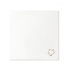 Simon 82 Клавиша с пиктограммой  "звонок" для одноклавишного выключателя, S82, S82N, S82 Detail, белый  82017-30  Simon