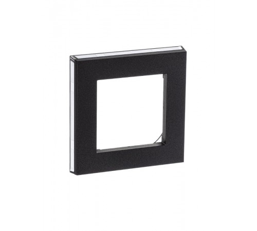 ABB Levit Антрацит / дымчатый чёрный Рамка 1-ая  3901H-A05010 63W  2CHH015010A6063  ABB