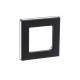 ABB Levit Антрацит / дымчатый чёрный Рамка 1-ая  3901H-A05010 63W  2CHH015010A6063  ABB