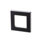 ABB Levit Антрацит / дымчатый чёрный Рамка 1-ая  3901H-A05010 63W  2CHH015010A6063  ABB