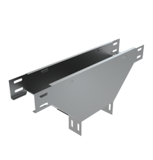 Т-ответвитель переходник 50х150-200 мм верт. c разворотом трассы на 90 град (нчб)  TDPV90-50-150-200  КМ-профиль