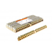 Шина "N" нулевая 6х9мм 20/1 (20 групп/крепеж по центру)   SQ0801-0044  TDM