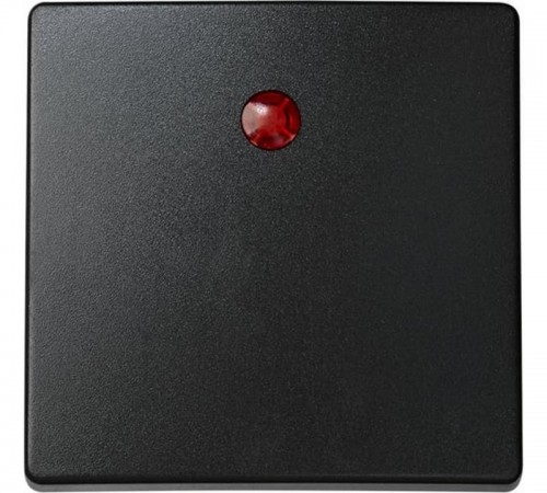 Simon 73 Клавиша для выключателя одноклавишного с подсветкой кнопочного, S73 Loft, графит  73011-62  Simon