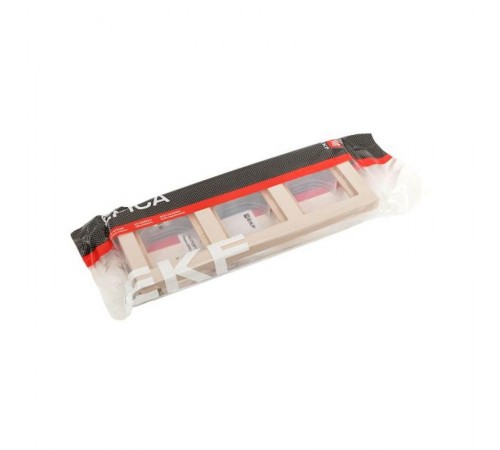 3 - местная рамка, IP44, кремовая, пластик Эпика  UP1-FPI-03-44 EKF