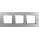 Рамка для розеток и выключателей Elegance 14-5013-03 Classic, на 3 поста, алюминий  Б0060583  ЭРА