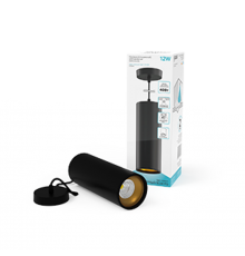 Светильник светодиодный накладной/подвесной HD035 12W (черный/золото) 4100K 79*200мм 1/10  HD035  Gauss