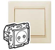 Valena Сл. кость Розетка TV-FM оконечная 862 МГц 10 дБ  774333  Legrand