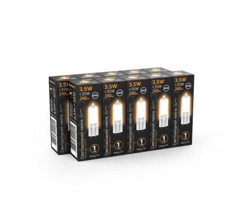 Лампа светодиодная Black LED G4 AC220-240V 3.5W 240lm 3000K Glass  107807103  Gauss