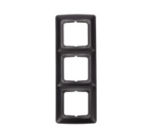 DEA Рамка 3-я горизонтальная Черный Металлик  KR-78-0347  Kranz