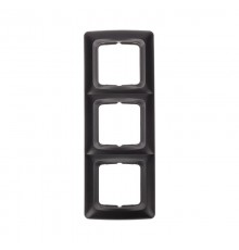 DEA Рамка 3-я горизонтальная Черный Металлик  KR-78-0347  Kranz